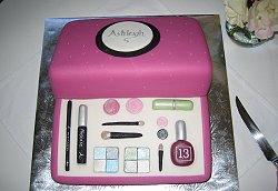 Birthday Makeup Cake