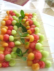 Christening appetisers