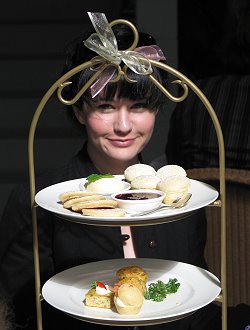 Girl with High Tea